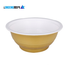 double color PP plastic disposable food bowl takeaway food bowl